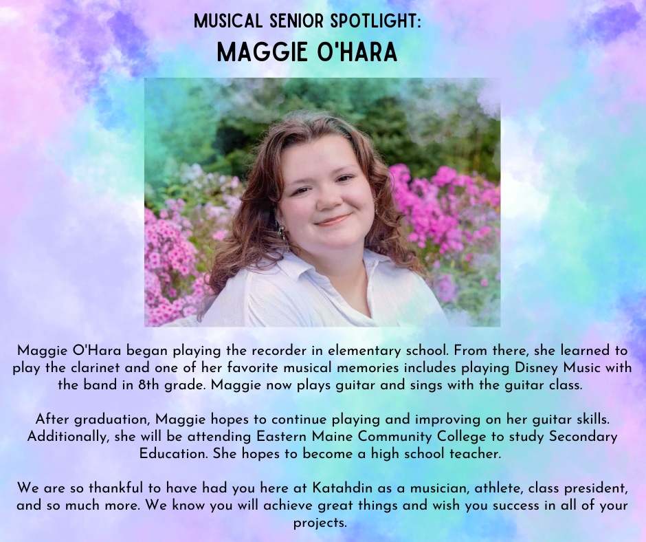 Musical Senior Spotlight: Maggie O'Hara