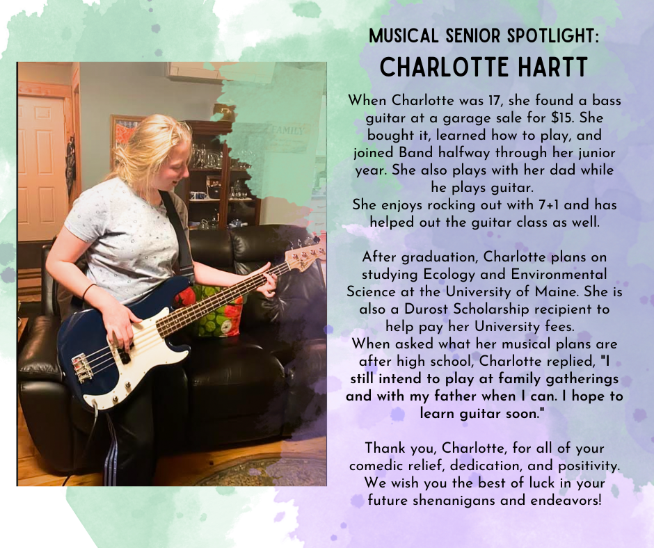 Musical Senior Spotlight: Charlotte Hartt