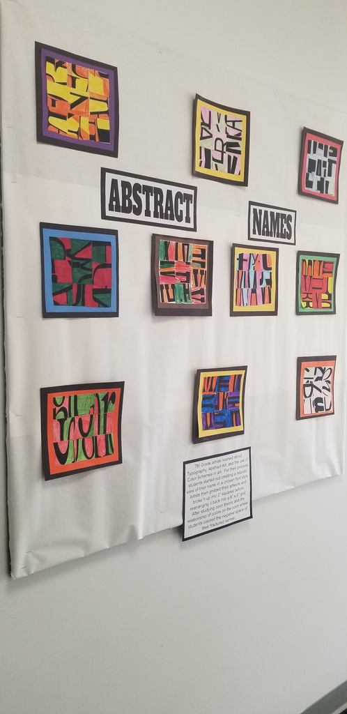 Abstract Middle School Art Gallery(2)