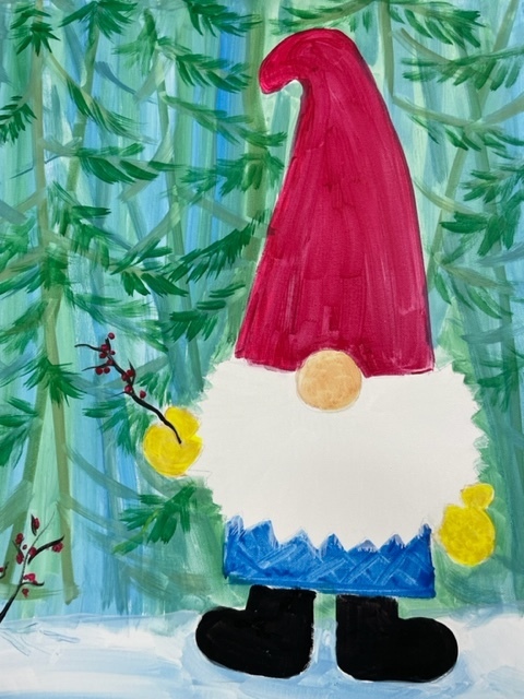 Paint and Snack Gnome