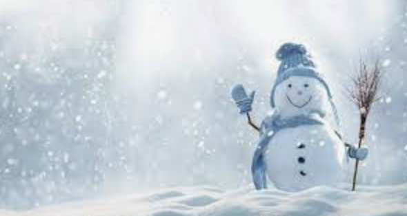 holiday letter snowman image